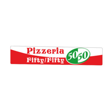 Logo Pizzaria Fifty Fifty