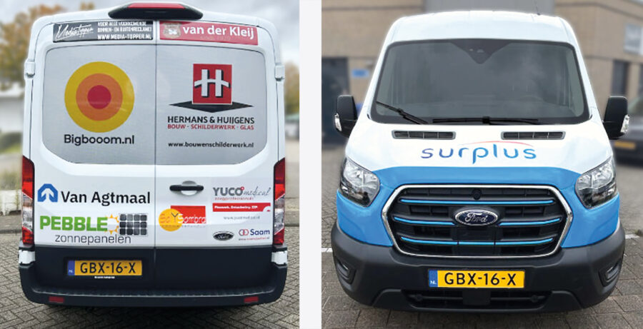 Surplus voor achterzijde