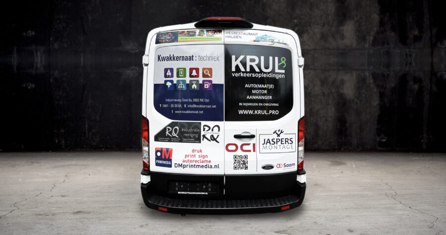 Achterkant auto Malderburch