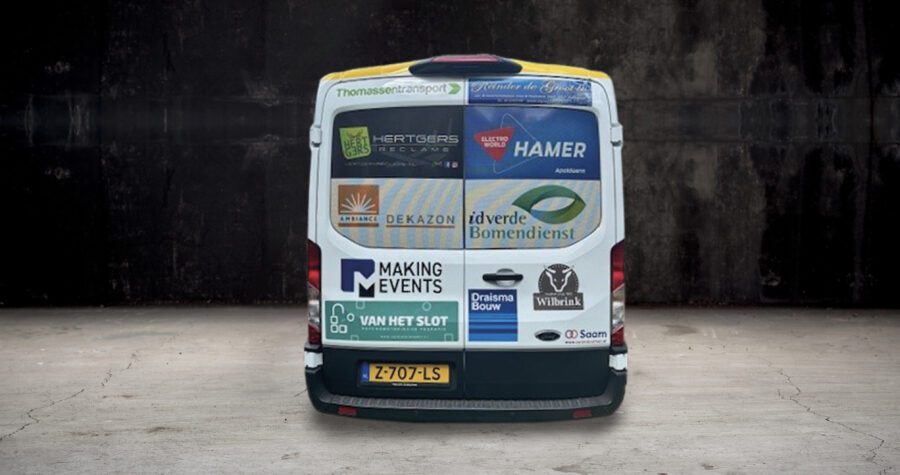 Achterkant auto Spelderholt