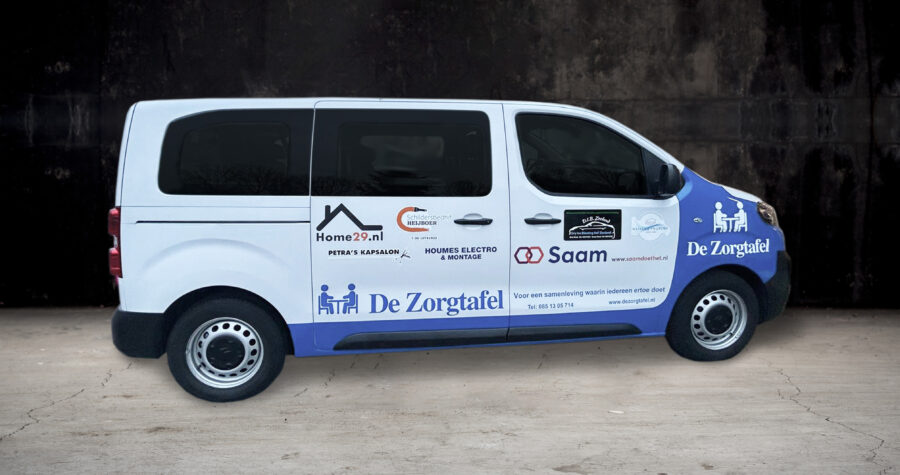 Bijrijderskant auto De Zorgtafel